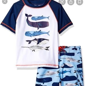 Swearwear set(rash guard set)for boys